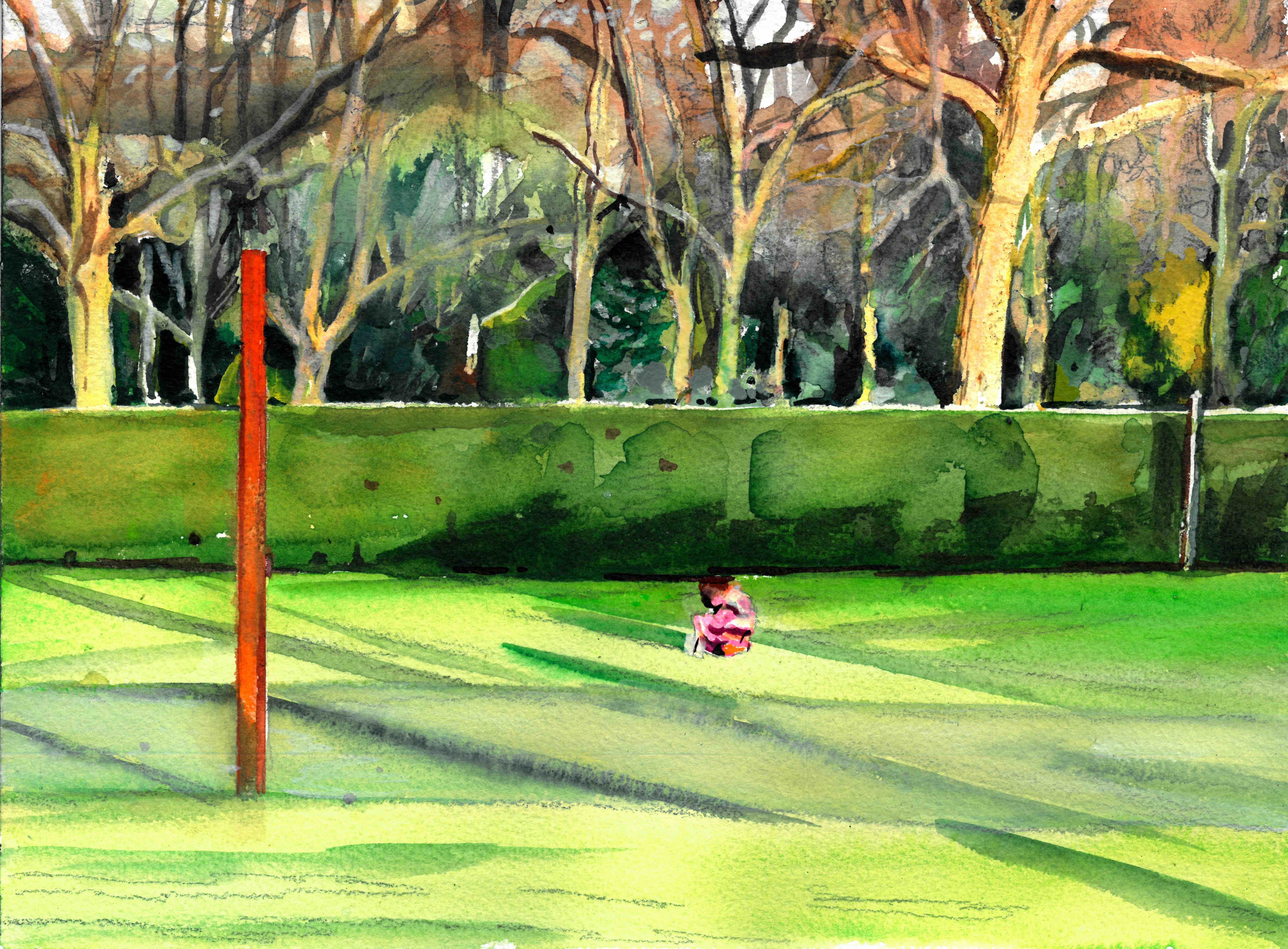 Bernauerstrasse Aquarell